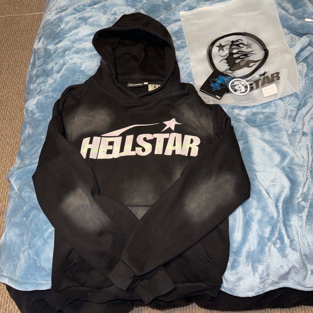 Designer Black Hellstar Hoodie